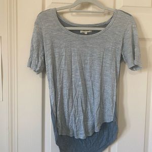 Blue/gray double colored madewell cotton tshirt